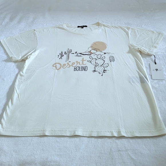 ✨️HP✨️ 7 For All Mankind "Desert🏜 Bound" Graphic Tee👕 - NWT - Picture 12 of 13